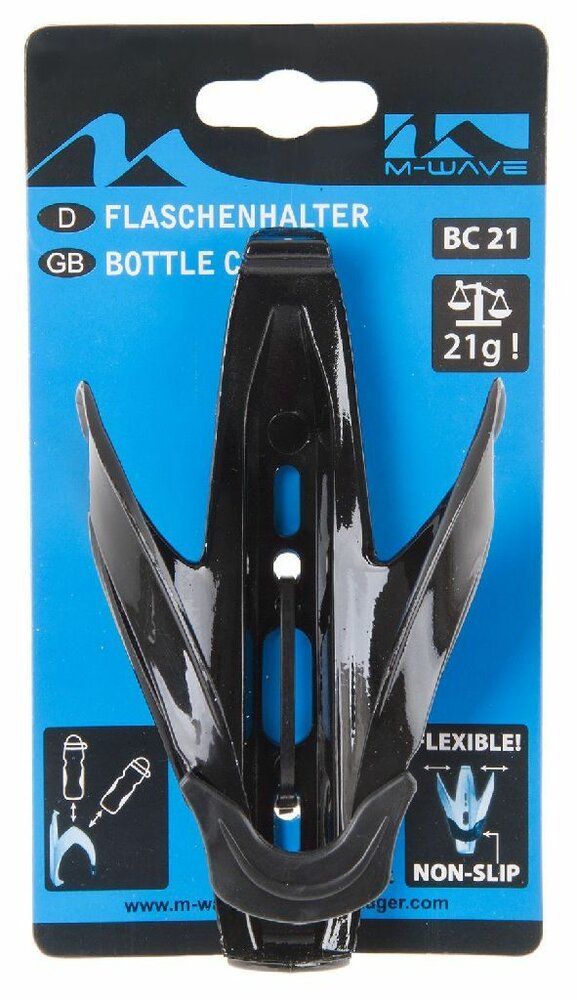 M-WAVE Flaschenhalter BC 30 Kunststoff schwarz