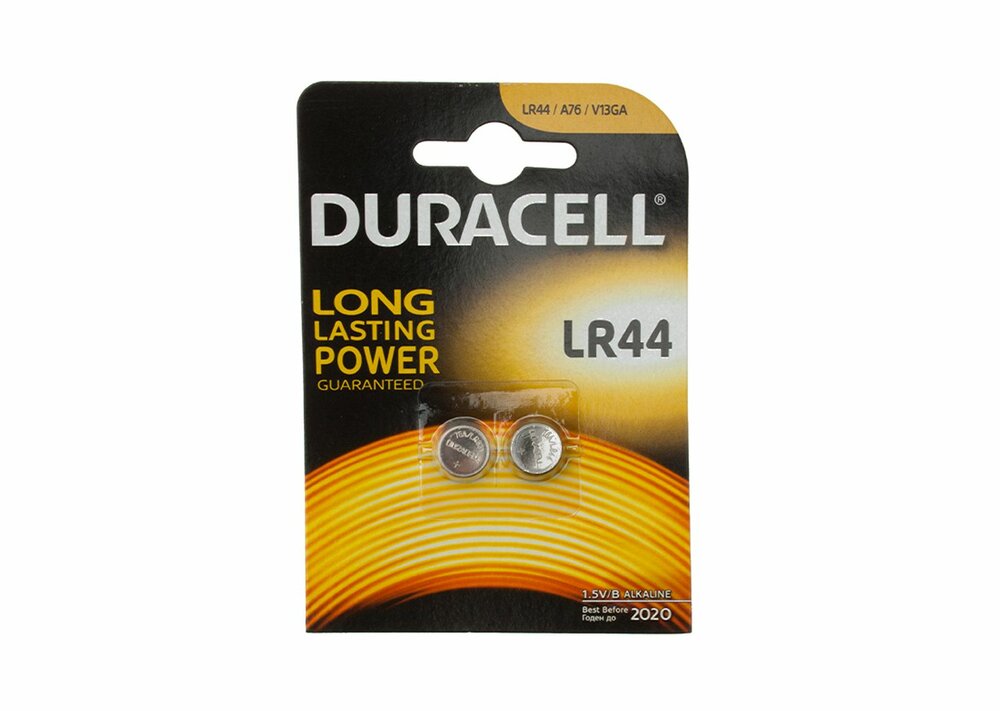 Duracell Batterie LR44 Alkaline 1,5V 1 Set = 2 Stück
