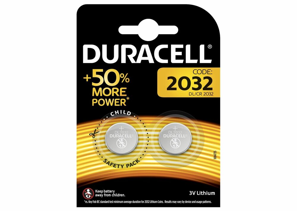 Duracell Batterien CR2032 - 2Stk.