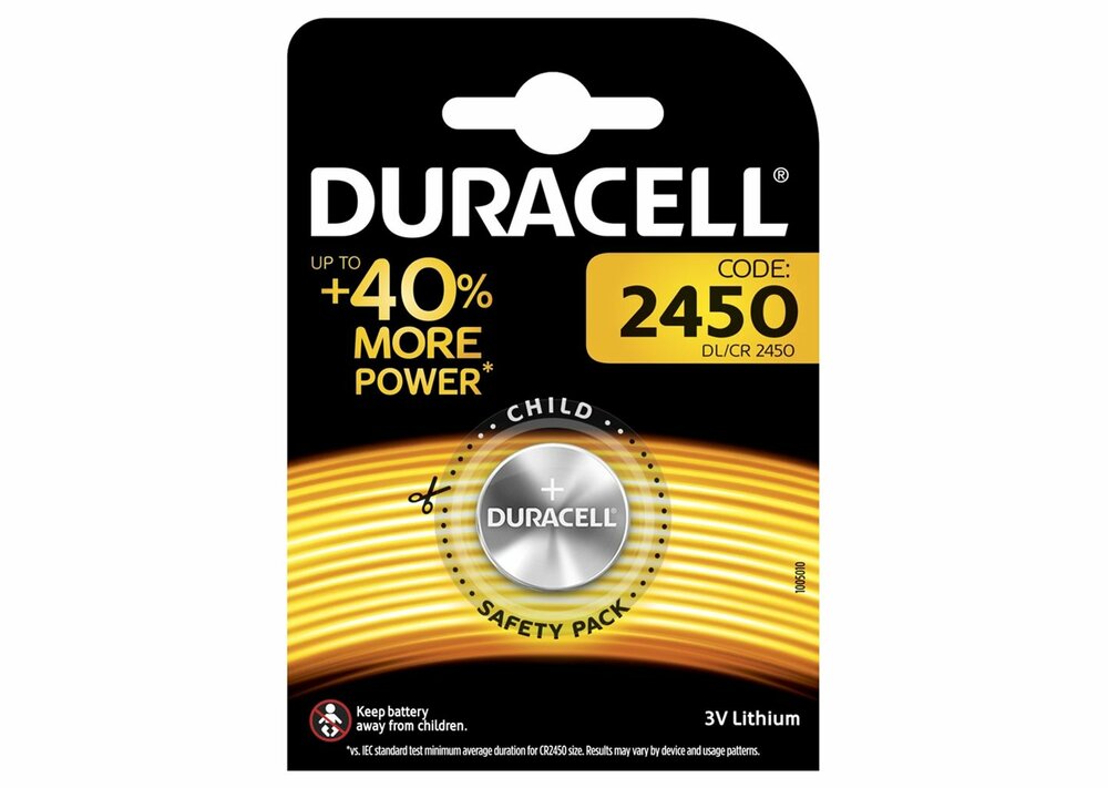 Duracell Batterien CR2450 - 1Stk.