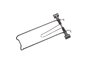 Racktime CLAMPIT 12-mm-Clip / 100 mm Breite schwarz